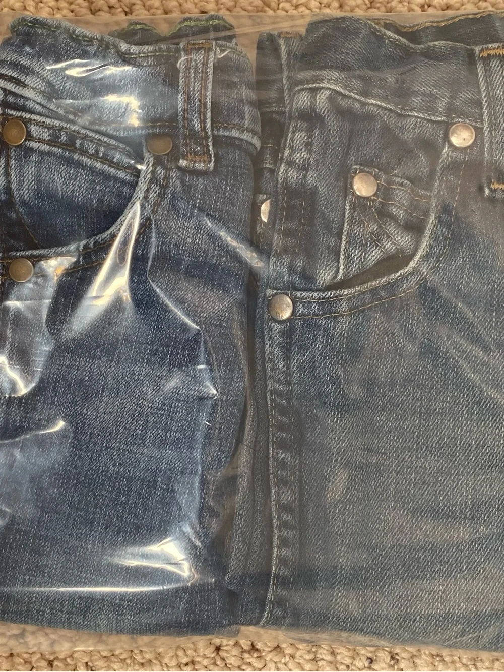 Lot 2 Wrangler Toddler Boys Jeans 1T Boot 2T Slim